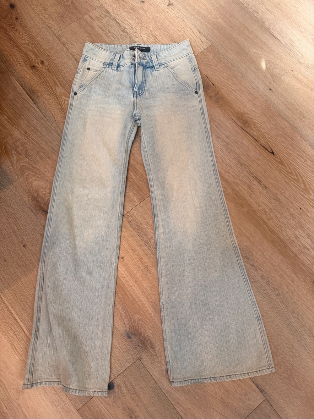 Miss Sixty Light Blue Wide Leg Jeans size Xs